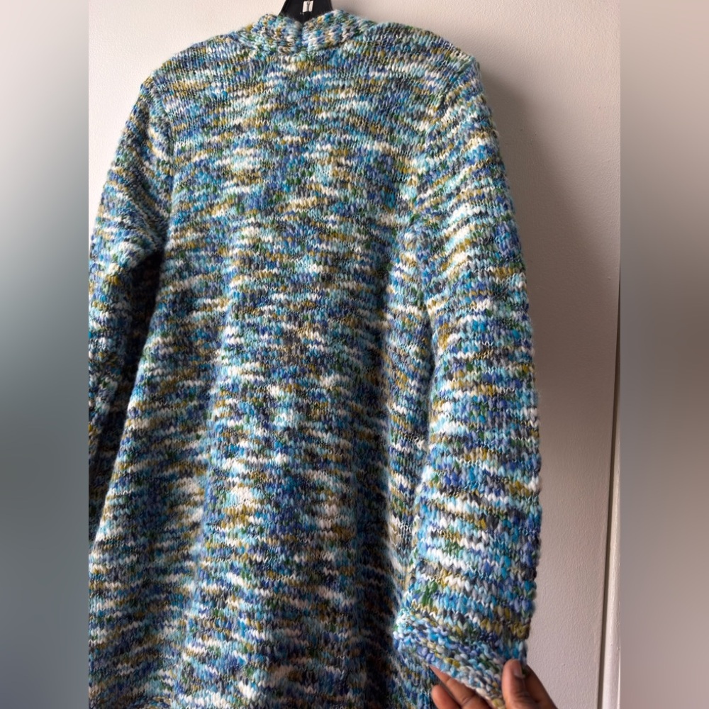 J. Jill Clarendon Cyan Cardigan at Hamilton Place in Chattanooga Blue Green Knit - Picture 4 of 14